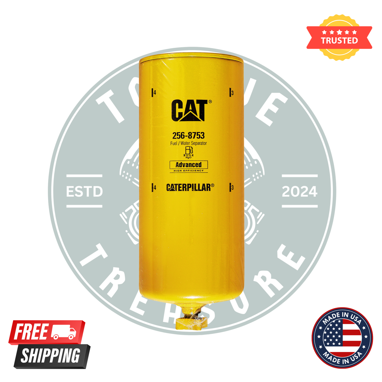 CAT 256-8753 Fuel Filter