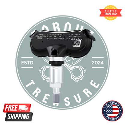 Toyota 42607-0C070 TPMS Tire Pressure Monitoring Sensor Set of 4